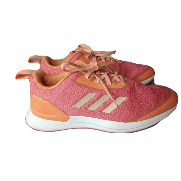 Adidas RapidaRun X Shoes Women's Size 6.5 Sneakers Pink & Orange - Picture 3 of 8